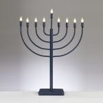 LED Traditional Metal Electric Navy Menorah – Rite Lite