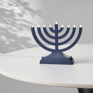 “Go Menorah”™ – Light It Anywhere – Navy- Incandescent … – Rite Lite
