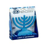 Go Menorah – LED, Battery/USB, Metallic Blue