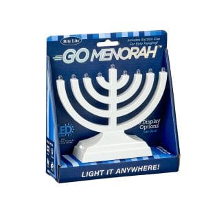 “Go Menorah”™ – Light It Anywhere – Pearl White – Rite Lite
