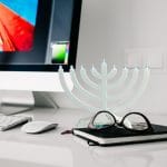 “Go Menorah”™ – Light It Anywhere – Pearl White – Rite Lite – view 3