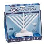 Rambam Style “Go Menorah”™ – Silver – Rite Lite