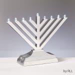 Rambam Style “Go Menorah”™ – Silver – Rite Lite – view 2