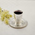 Jerusalem Design Silverplated Kiddush Cup Set – Rite Lite – view 2