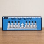 Chanukah Snowmen Hand-Painted Resin Menorah – Rite Lite – view 2