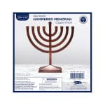 Traditional Aluminum Hammered Menorah – Copper Finish – Rite Lite – view 3