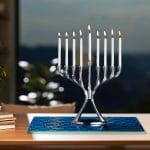 “Many Menorahs” Extra Large Tempered Glass Menorah Drip… – Rite Lite – view 3