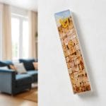 “Kotel” Art Glass Mezuzah – Rite Lite – view 3