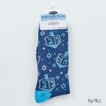 Dreidels Socks with Metallic Thread – Adult
