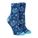 Dreidels Socks with Metallic Thread – Adult