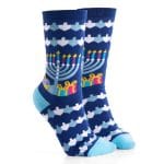 “Ugly Sweater” Chanukah Adult Crew Socks In Dreidel Box – Rite Lite – view 2