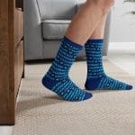 “I LOVE CHANUKAH” Adult Crew Socks – Rite Lite – view 3