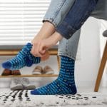 “I LOVE CHANUKAH” Adult Crew Socks In Dreidel Box – Rite Lite – view 4