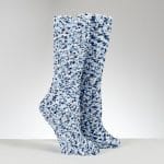 Chanukah Cozy Slipper Socks “Blue Popcorn” – Adult – Rite Lite