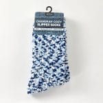 Chanukah Cozy Slipper Socks “Blue Popcorn” – Adult – Rite Lite – view 2