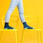 “I LOVE CHANUKAH” Youth Crew Socks – Rite Lite – view 3