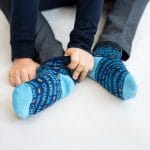 “I LOVE CHANUKAH” Youth Crew Socks – Rite Lite – view 4