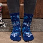 Menorahs Kids Cozy Slipper Socks – Rite Lite – view 4