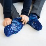 Menorah Youth Cozy Slipper Socks – Rite Lite – view 2