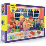 Mitzvah Kinder Chanukah Puzzle (100 Pc)
