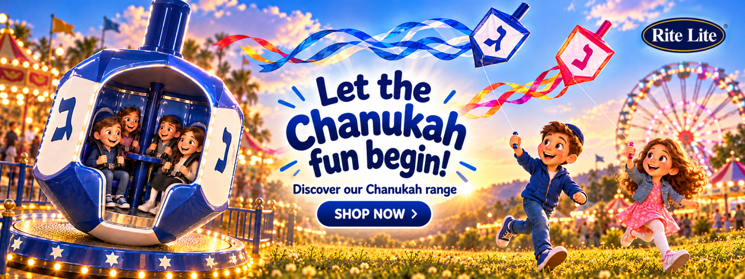 Let the Chanukah fun begin - discover the Rite Lite Chanukah range
