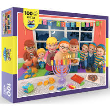 Mitzvah Kinder Chanukah Puzzle (100 Pc)