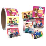 Mitzvah Kinder Shopping Sticker Roll