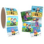 Mitzvah Kinder Weather Sticker Roll